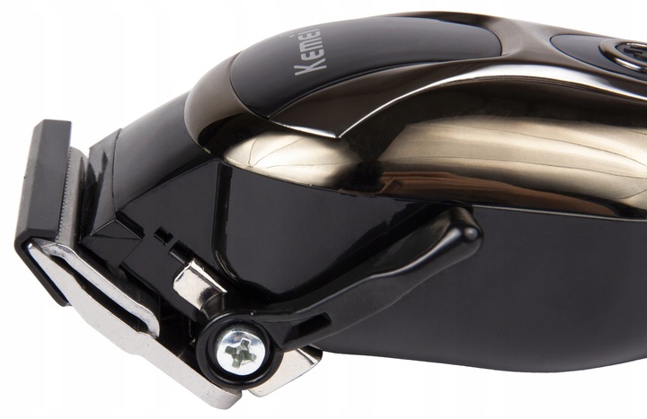 BEZPRZEWODOWA MASZYNKA DO STRZYŻENIA WŁOSÓW KEMEI KM-1990 BARBER USB LCD