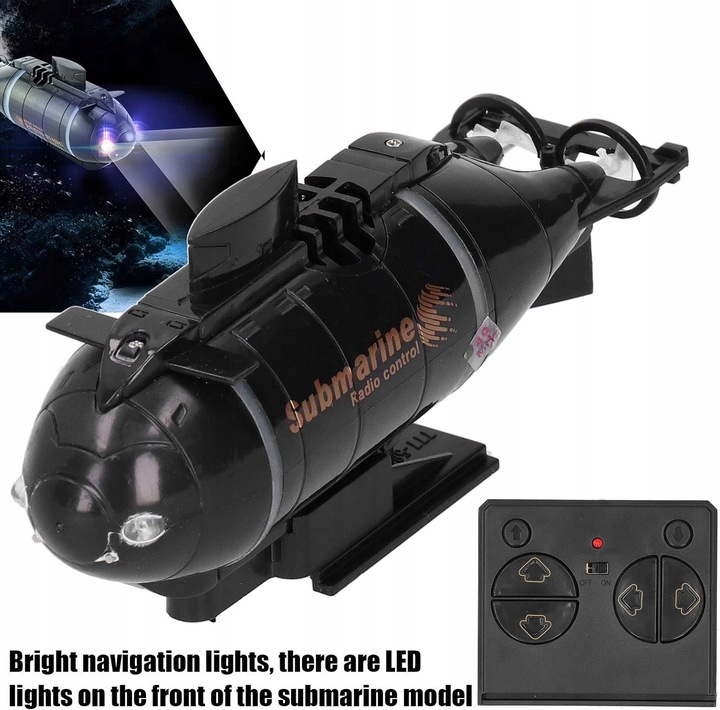 ŁÓDŹ PODWODNA RC PILOT ZDALNEGO STEROWANIA 2,4G PREZENT DLA DZIECI