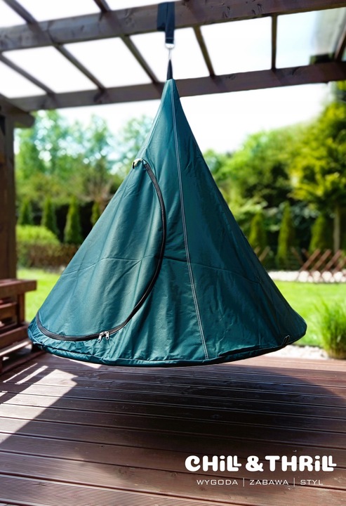 KOKON WISZĄCY NAMIOT HAMAK HUŚTAWKA GNIAZDO DO OGRODU POKOJU 150x140 INNY