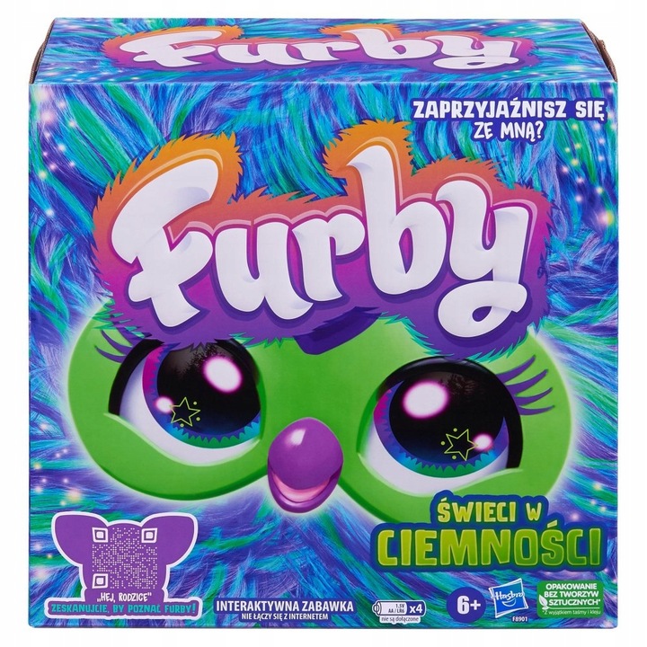 FURBY 2.0 Interaktywna maskotka Zorza Galaxy Świeci w ciemności F8901