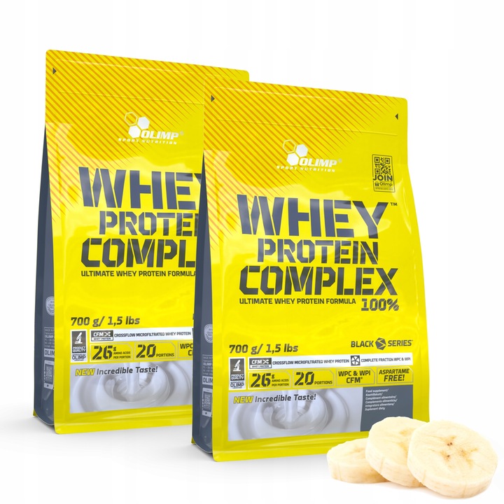 OLIMP WHEY PROTEIN COMPLEX 2X700g WPC WHEY WPI