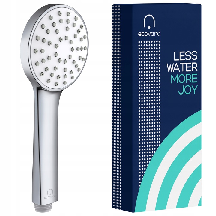 SŁUCHAWKA PRYSZNICOWA stylowa ECOVAND SIMPIO OSZCZĘDNA -65% WODY 5.7 L/MIN
