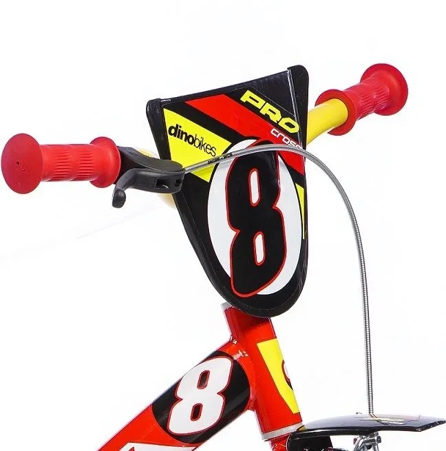 Rower dziecięcy Dino 123GLN czerwony 12"