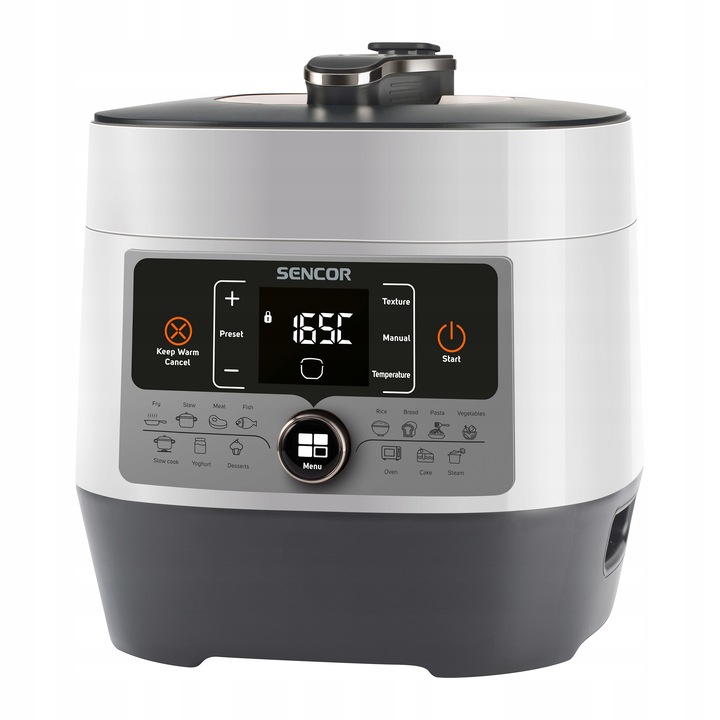 Multicooker szybkowar elektryczny 1000W 5,7L 14 PROGRAMÓW Sencor SPR 3600WH