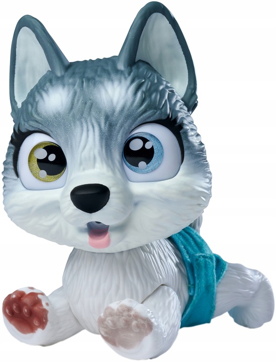 PAMPER PETZ INTERAKTYWNY PIESEK HUSKY PIJE SIKA ZESTAW Z WANNĄ I PRYSZNICEM