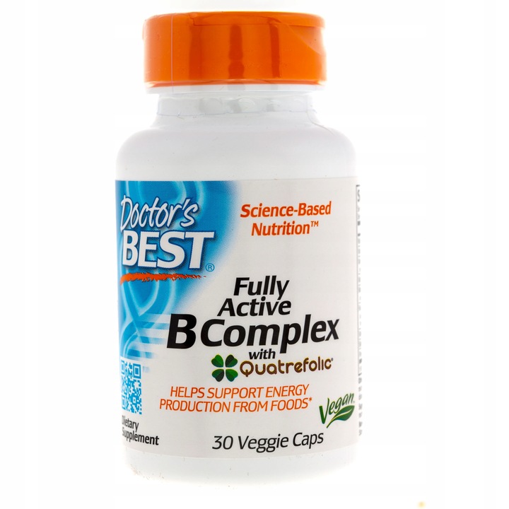 Doctor's Best Fully Active B Complex 30kap Oryginalne
