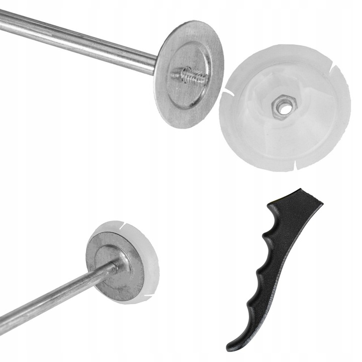 Pistolet wyciskacz do silikonu mas kiełbas 600 ml Mocny Wytrzymały Bauhus