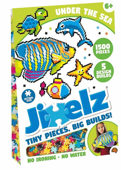 Puzzelki Pixelki Jixelz. Pod Wodą. 1500 elementów