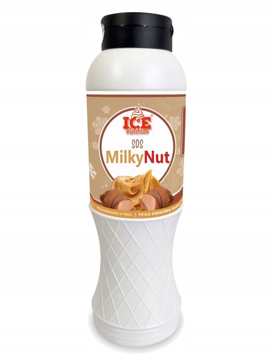 Sos MILKYNUT polewa do lodów, gofrów, deserów 1kg | Polewa Topping