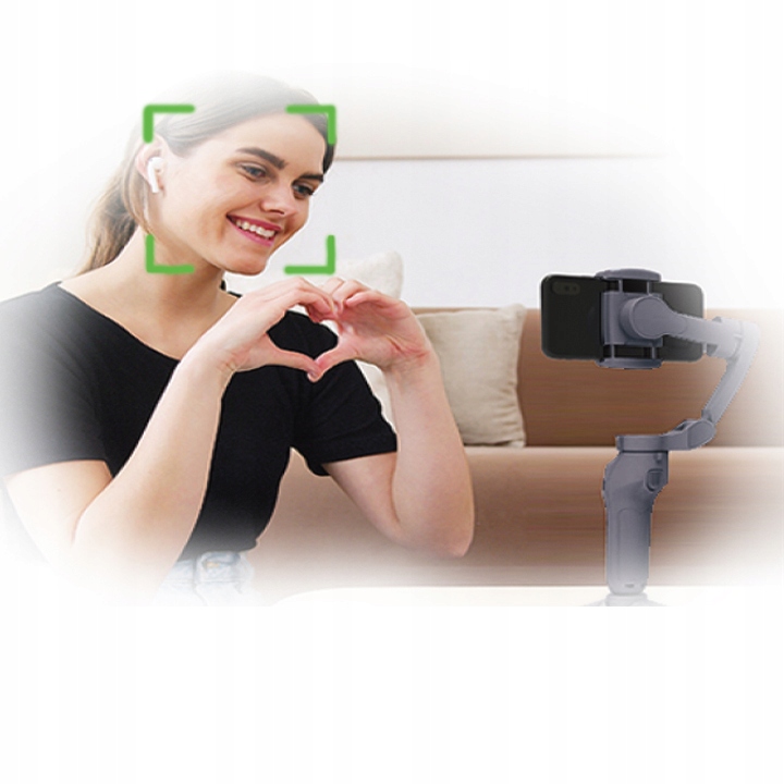 GIMBAL DO TELEFONU RĘCZNY STABILIZATOR OBRAZU iOS ANDROID SKŁADANY SELFIE