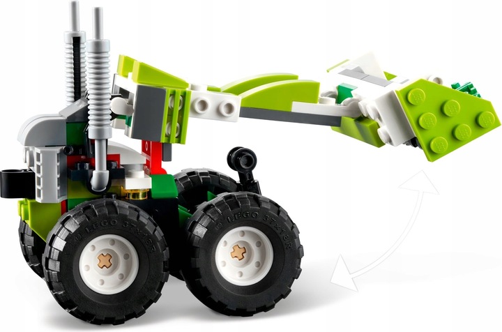 LEGO 31123 CREATOR SAMOCHÓD TERENOWY BUGGY KOPARKA QUAD 3w1