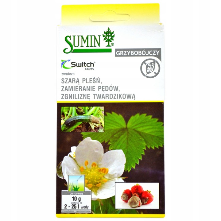 SWITCH 62,5WG zwalcza zapobiega chorobom grzybowym w warzywach i sadach 50g