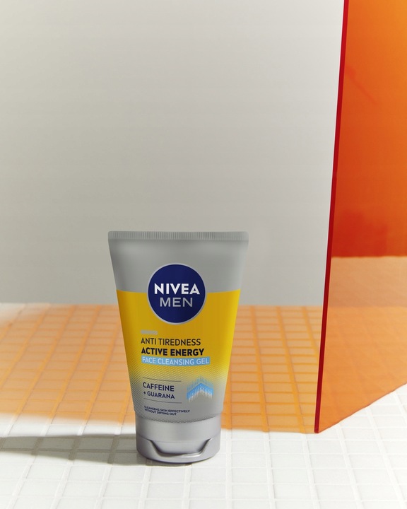 NIVEA MEN Active Energy Żel do mycia twarzy energetyzujący męski 100ml