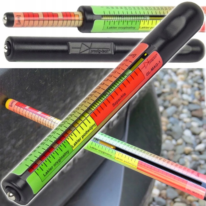 Prodig-Tech MIERNIK CZUJNIK TESTER GRUBOŚCI LAKIERU GL-MAG 20-25um 0-600