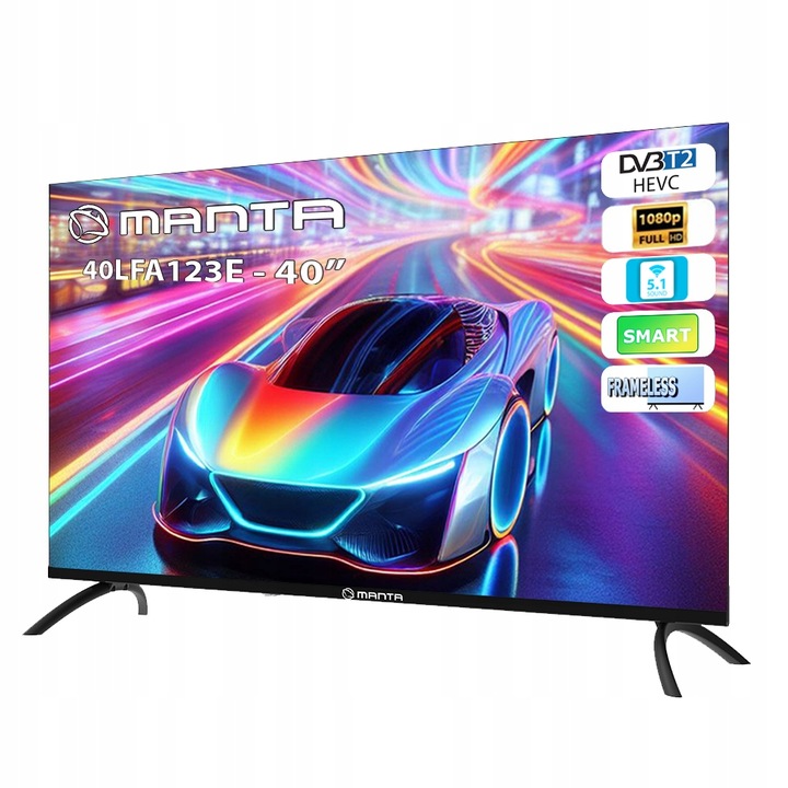 Telewizor Manta 40LFA123E 40" LCD 1920 x 1080 (Full HD) Android TV DVB-T2