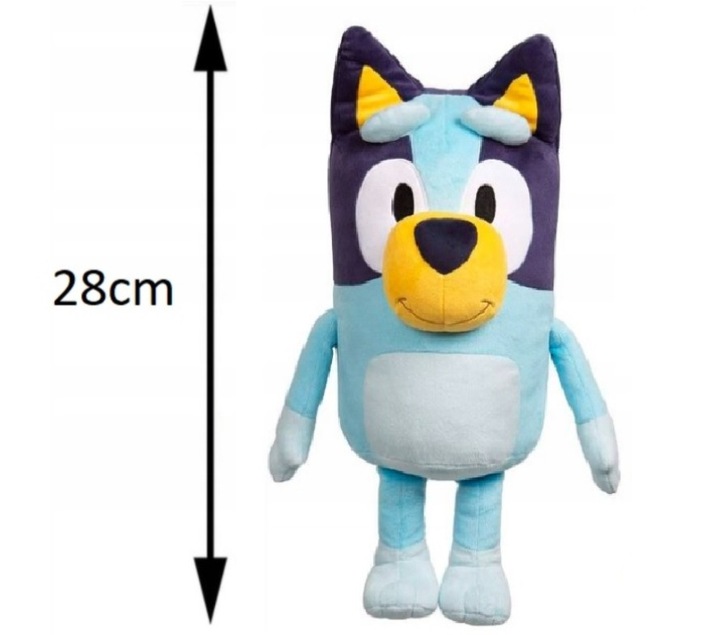 PLUSZOWA MASKOTKA NA PREZENT DLA DZIECKA 2 SZT. MASKOTKA 28CM BLUEY I BINGO