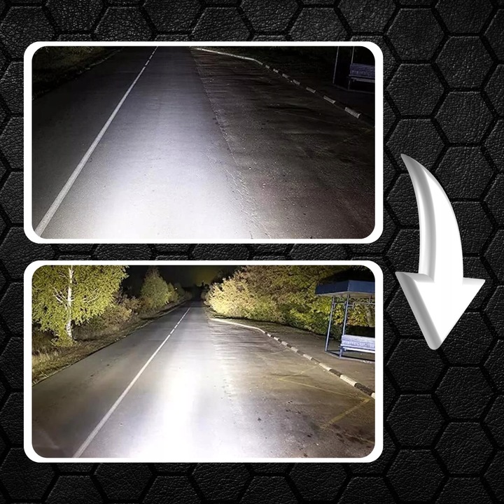 ZESTAW LAMPA ROBOCZA HALOGEN SAMOCHODOWY QUAD 2x 120W MOCNY LED CREE IP68