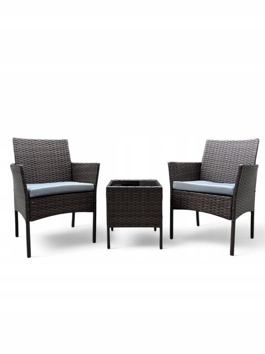 ZESTAW MEBLI OGRODOWYCH NM04 MTG MEBLE OGRODOWE TECHNORATTAN BRAZ