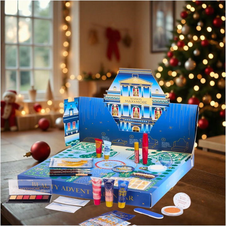 KALENDARZ ADWENTOWY ZESTAW Z KOSMETYKAMI URODA 24 SZT PREZENT DLA KOBIET