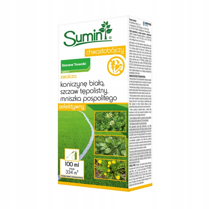 Starane Trawniki na Chwasty w Trawnikach, Boiskach NIE NISZCZY TRAWY 100ml