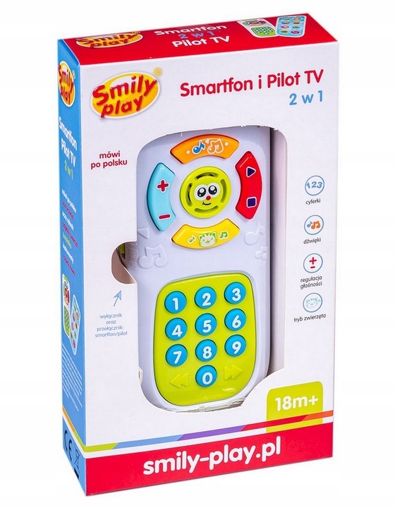 SMARTFON-PILOT TV 2W1 SMILY PLAY SP83660