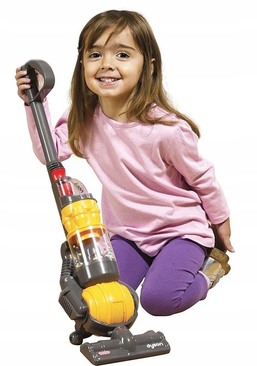 Pionowy odkurzacz Dyson dla dzieci zabawkowy z funkcją ssania Casdon 63 cm