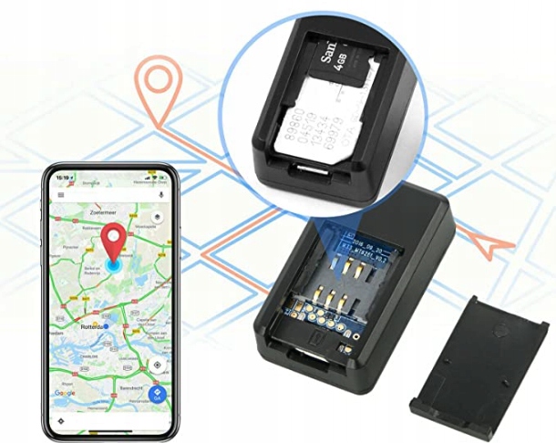 LOKALIZATOR GPS MINI DO POJAZDÓW ROWERU AUTA BEZ ABONAMENTU MAGNES TRACKER