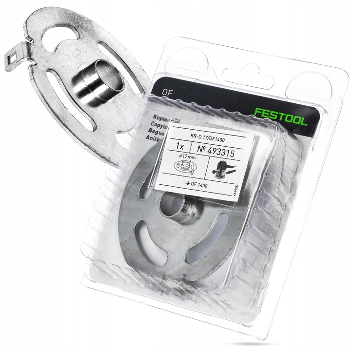 Pierścień Kopiujący 17mm Do Frezarki Górnowrzecionowej Festool KR-D 17,0/OF