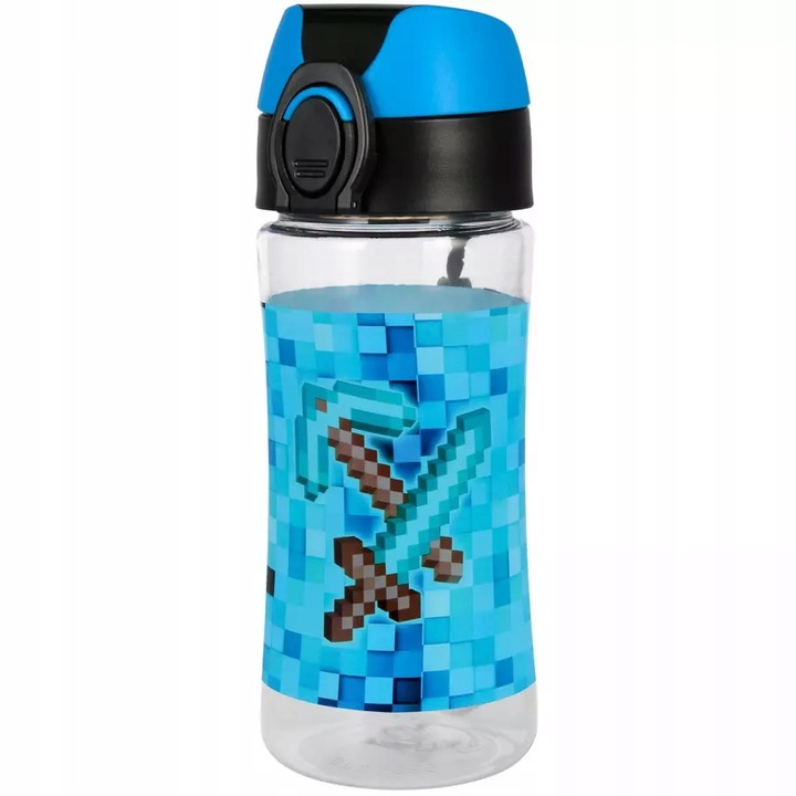 ZESTAW ŚNIADANIOWY BIDON ŚNIADANIÓWKA TRITAN 450ml BPA FREE PIXELE PAD