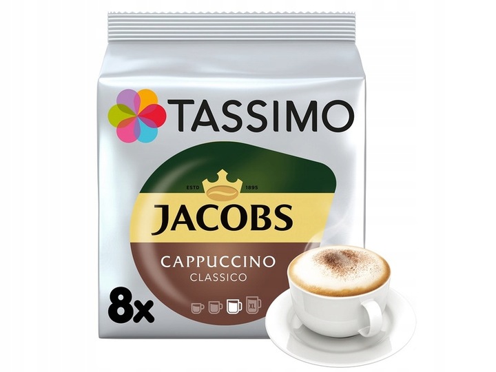 Kapsułki TASSIMO Jacobs Cappuccino Classico 2 x 8