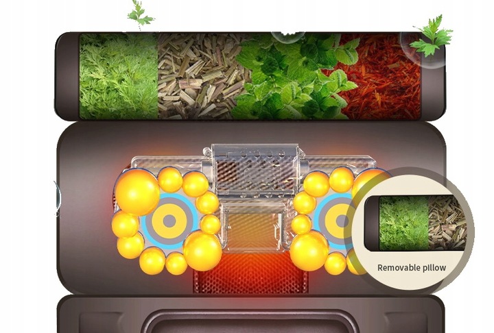 MATERAC MASUJĄCY Mata do masażu + MASAŻER DRENAŻ NÓG ŁYDEK PRESOTERAPIA