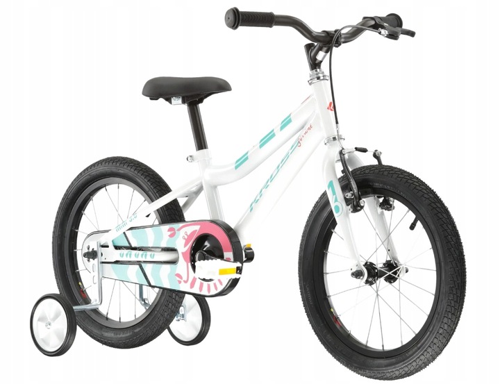 Rower dziecięcy 16" KROSS Mini 3.0 biały seledynowy R24