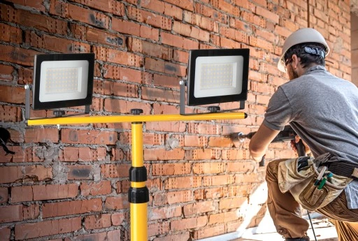 HALOGEN LED STATYW budowlany roboczy naświetlacz
