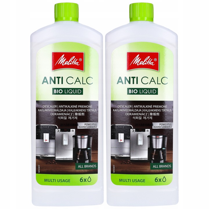 Odkamieniacz do ekspresu Melitta AntiCalc BIO Liquid 2x 250 ml