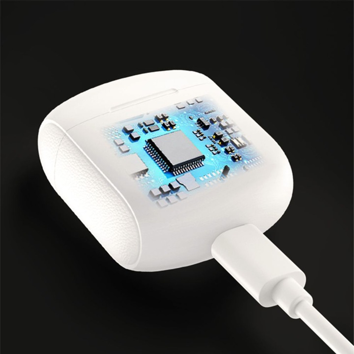 Słuchawki bezprzewodowe douszne Manta RYTMO X białe TWS mikrofon 59ms