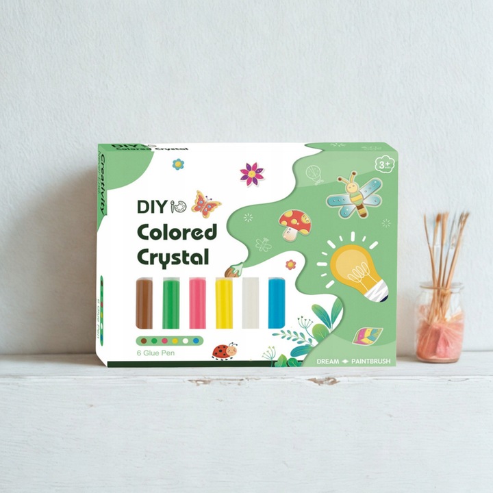 ZESTAW DO ROBIENIA BRELOCZKÓW dla dzieci DIY breloczki 12 szablonów 12 farb