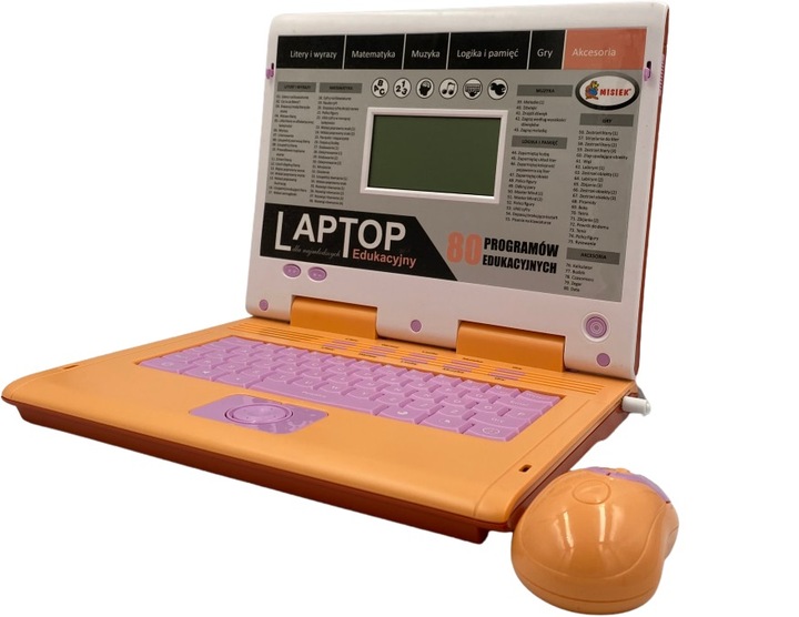 LAPTOP EDUKACYJNY 80 PROGRAMÓW USB DO NAUKI