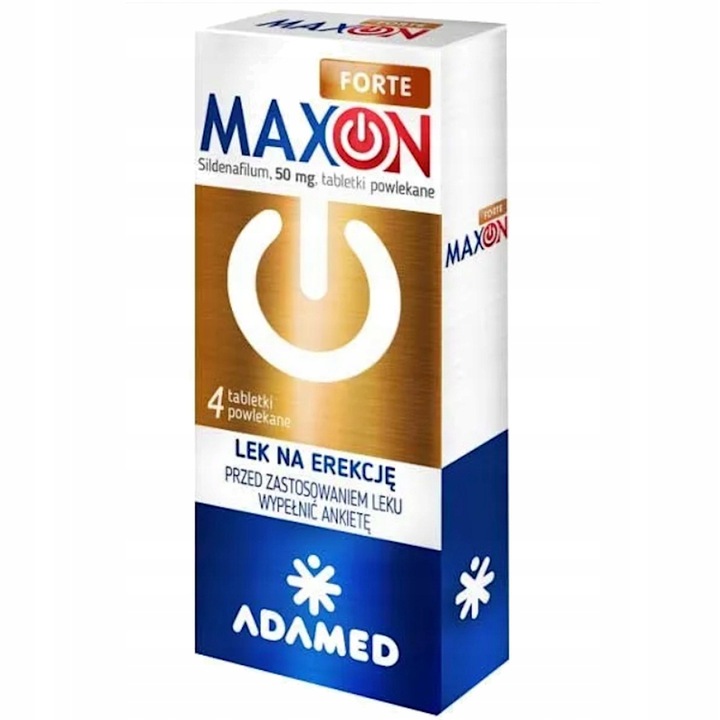 MAXON FORTE NA POTENCJĘ 50MG 12 TABLETKI