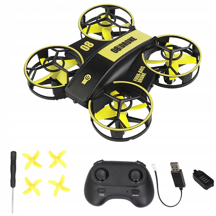 DRON DLA DZIECI MINI WYSOKOŚĆ UTRZYMUJĄCY ŻYROSKOPOWY TRWAŁY PREZENT