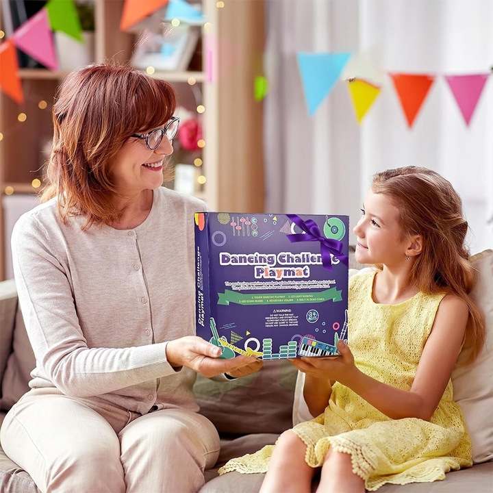 MATA DO TAŃCZENIA MUZYCZNA DLA DZIECI FUNKCJA BLUETOOTH ANTYPOŚLIZGOWY