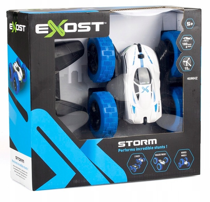 Exost STORM autko sterowane pilot akrobacje blue