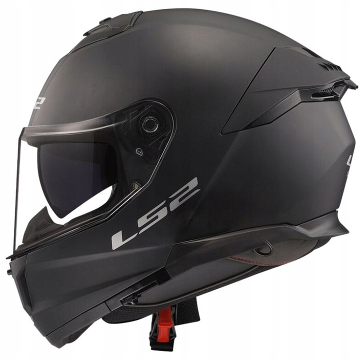 KASK MOTOCYKLOWY LS2 FF808 STREAM II SOLID MATT BLACK CZARNY S
