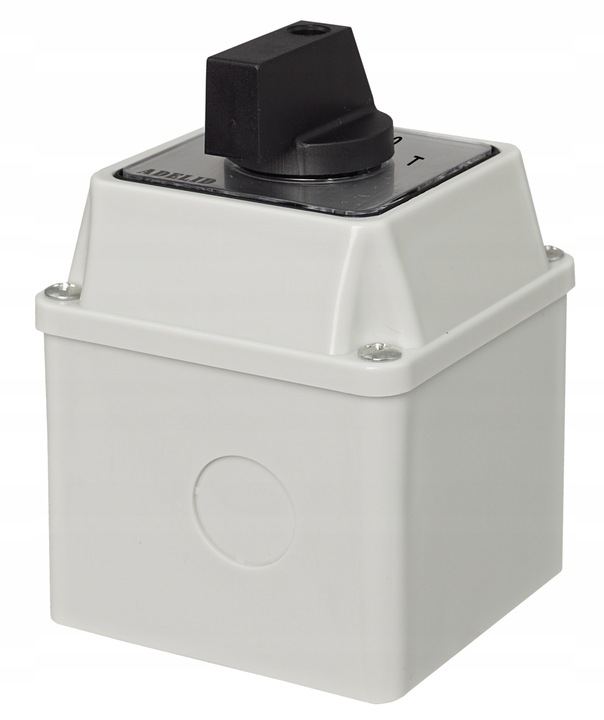 ŁĄCZNIK KRZYWKOWY 0-Y-T 25A 3P GWIAZDA TRÓJKĄT W OBUDOWIE 110x110 3F IP65