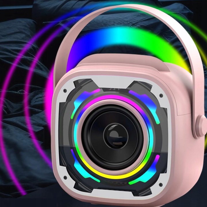 BEZPRZEWODOWY ZESTAW DO KARAOKE GŁOŚNIK BLUETOOTH + 2 MIKROFONY NA PREZENT