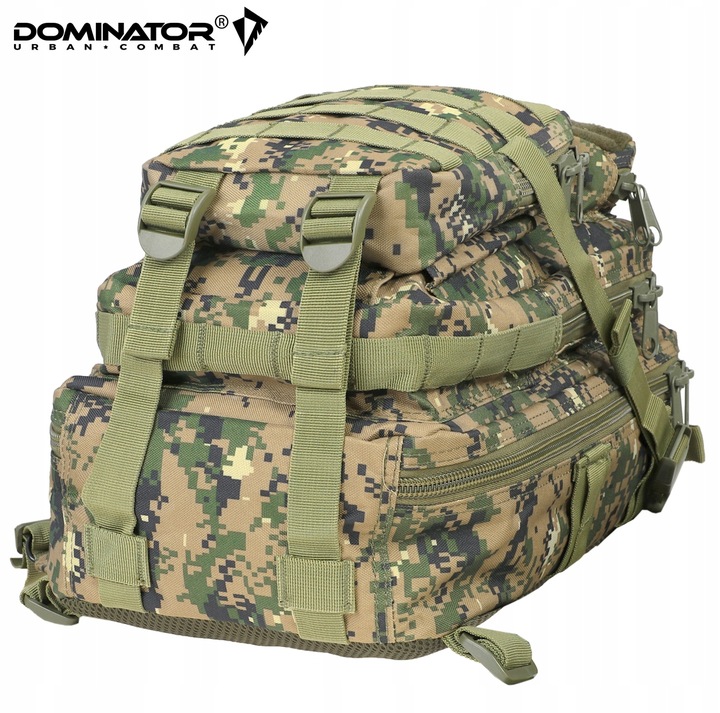 PLECAK MĘSKI WOJSKOWY TAKTYCZNY MILITARNY DOMINATOR VELCRO DIGITAL MARPAT