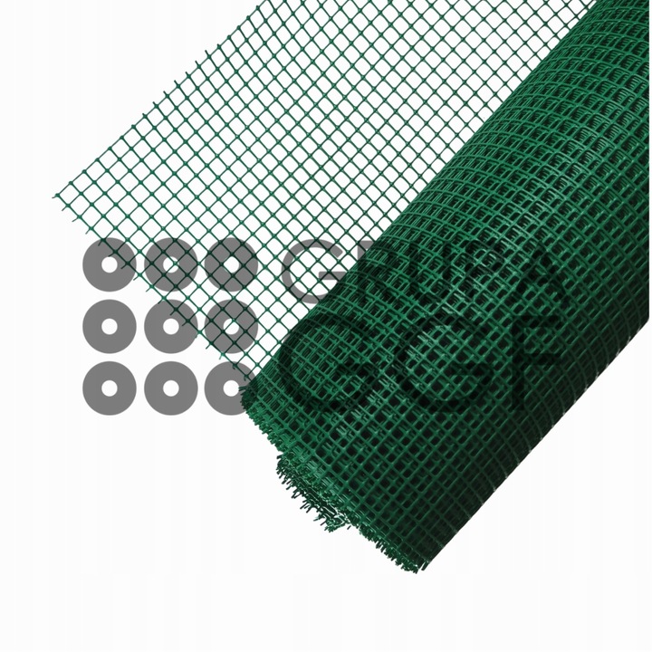 Siatka ogrodzeniowa rabatowa zielona 1,5 m x 5 m