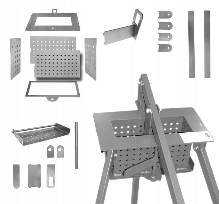 Brykieciarka solidna ręczna prasa do samodzielnego spawania komplet części