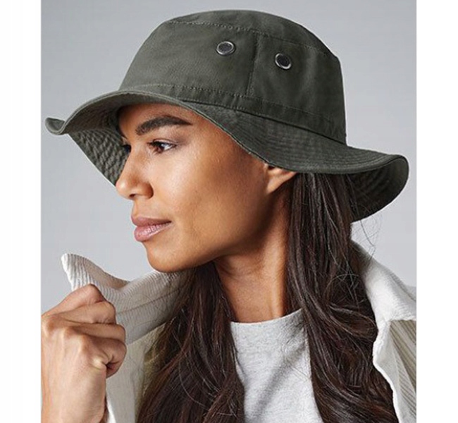 KAPELUSZ BUCKET DAMSKI MĘSKI Z REGULACJĄ PRZECIWSŁONECZNY FILTR UPV 50+
