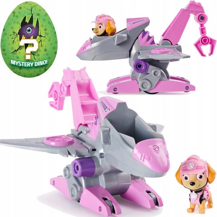 PSI PATROL HELIKOPTER SKYE DINO RESCUE POJAZD + FIGURKA