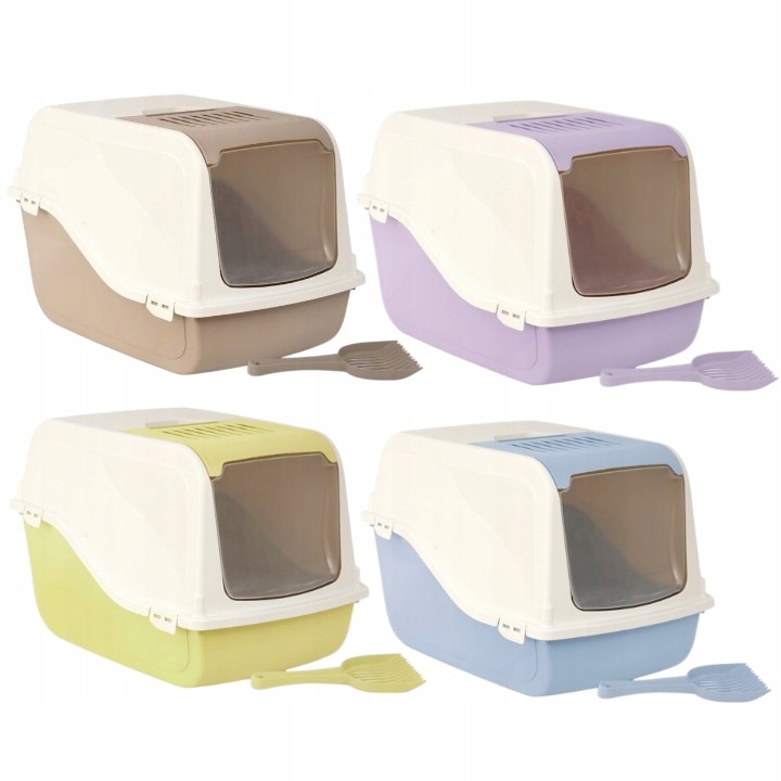 Kuweta Dla Kota Kryta 57cm ARIEL + Filtr + Łopatka OTWIERANA OD GÓRY